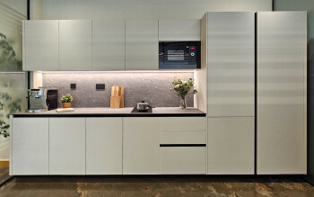 Minimalist Integrated Office Pantry